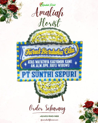Papan Bunga Duka di Bakunase Dua